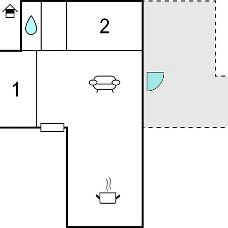 Apartmán 2 Bedroom Cozy Apartment In Makarska Makarská